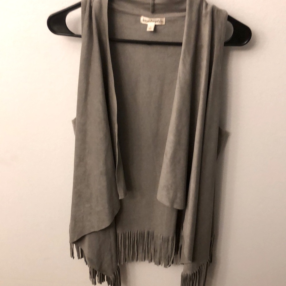 No sleeve vest cowgirl coverup